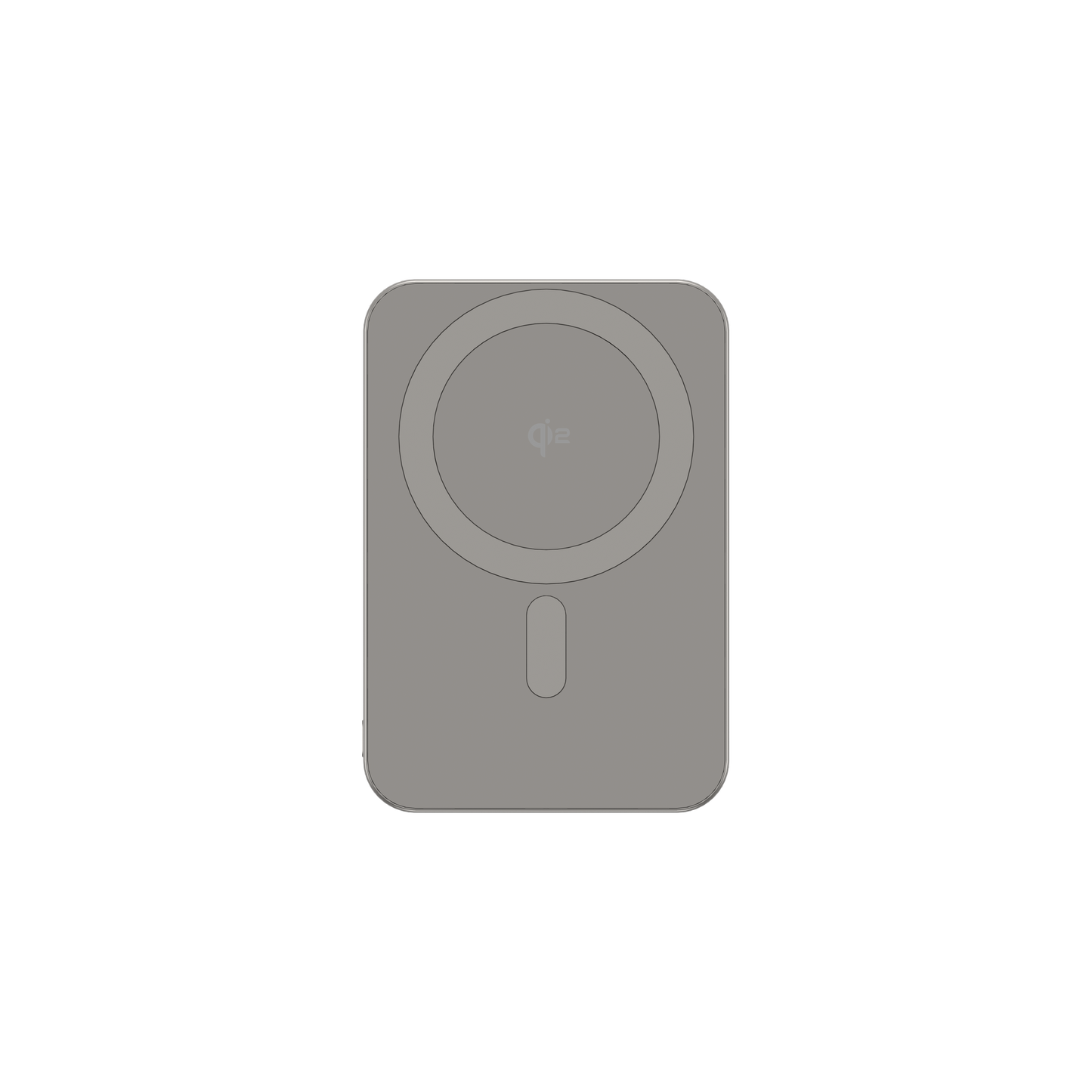 Griffin PowerBrick 10000mAh Qi2 Certified PD 20W Grey