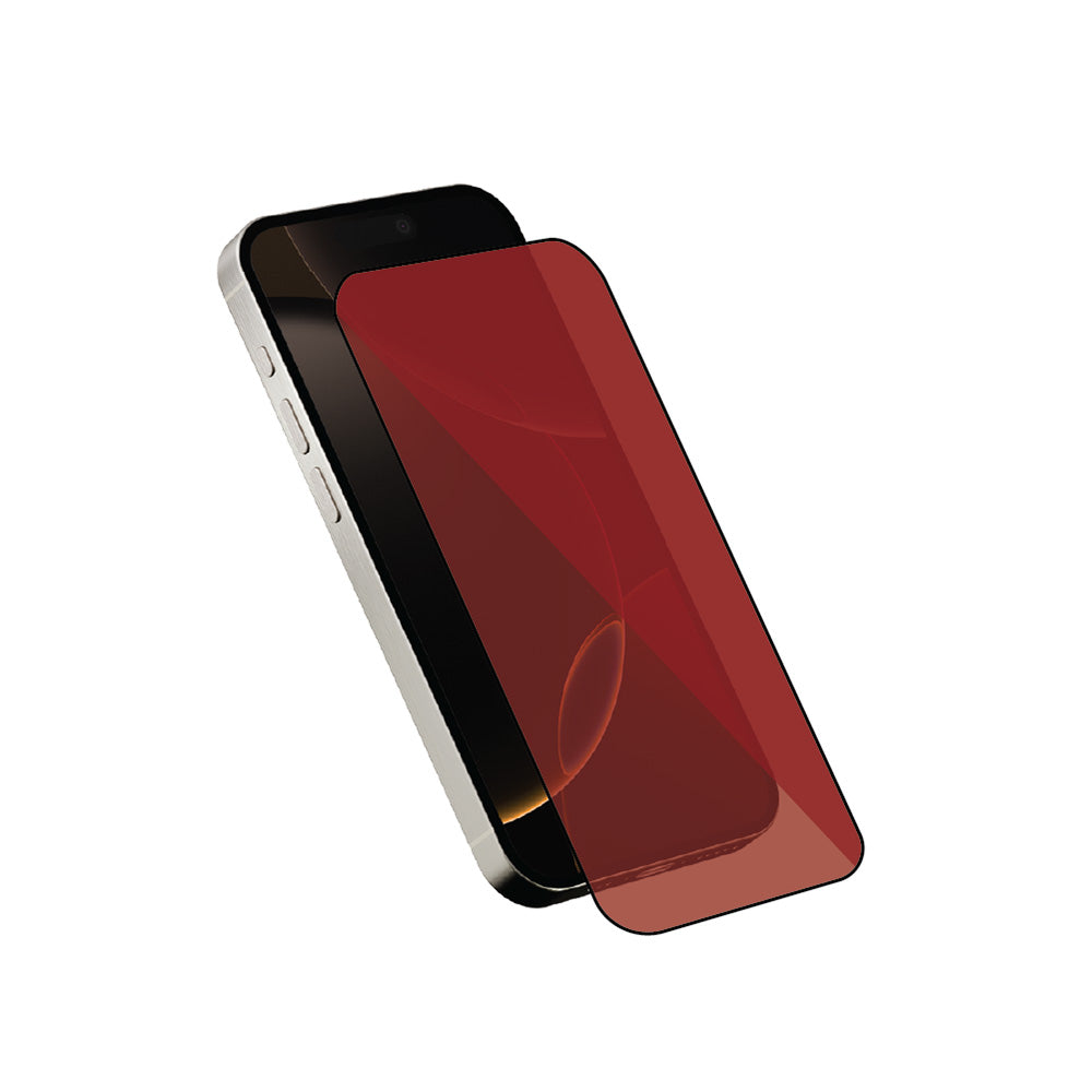 Red Monster Gassan Red Light Tempered Glass iPhone 17 Pro