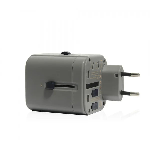 Monocozzi Bon Voyage Travel Adaptor - Charcoal