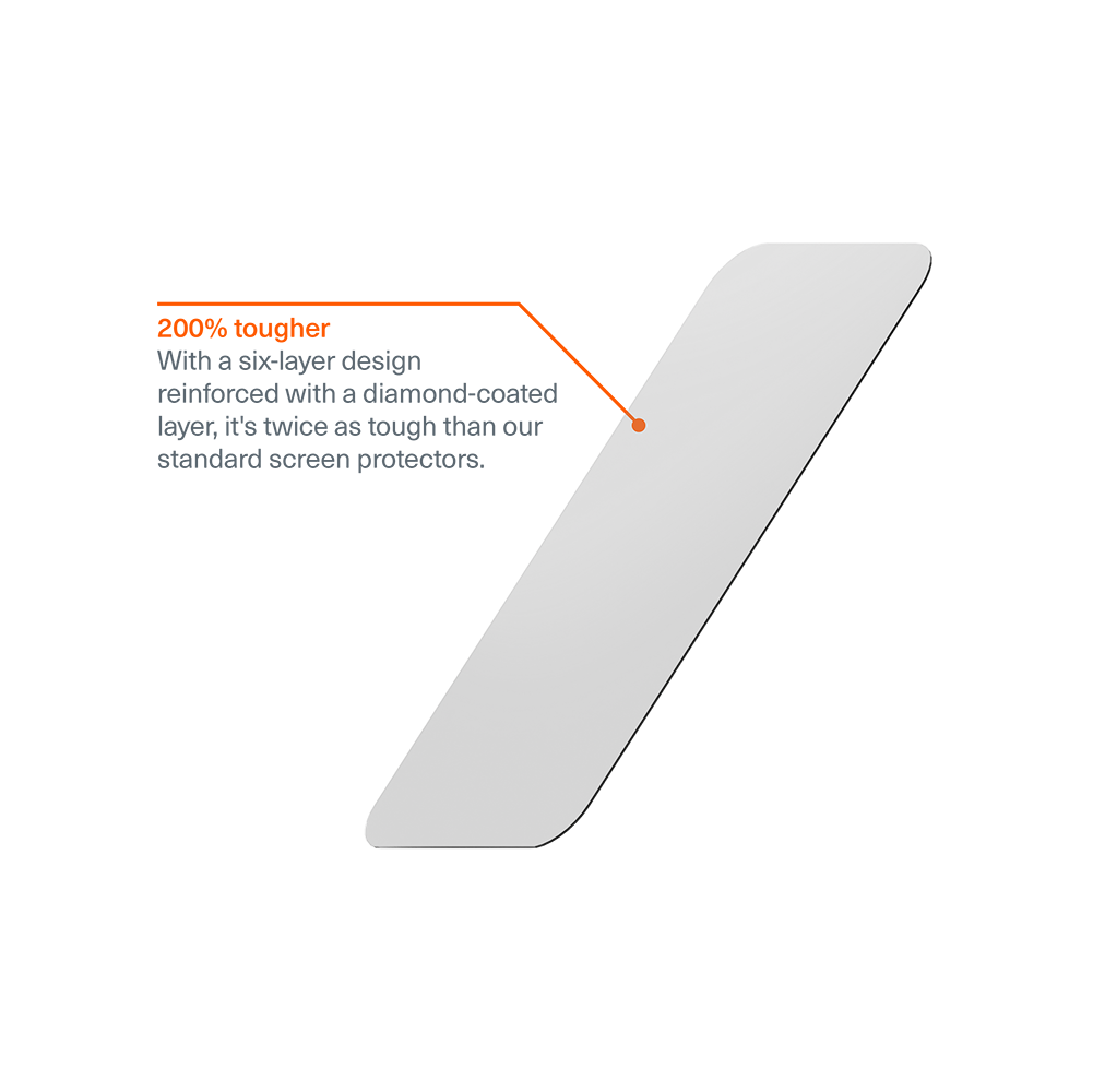 Cygnett CeramicShield Glass Screen Protector for iPhone 17