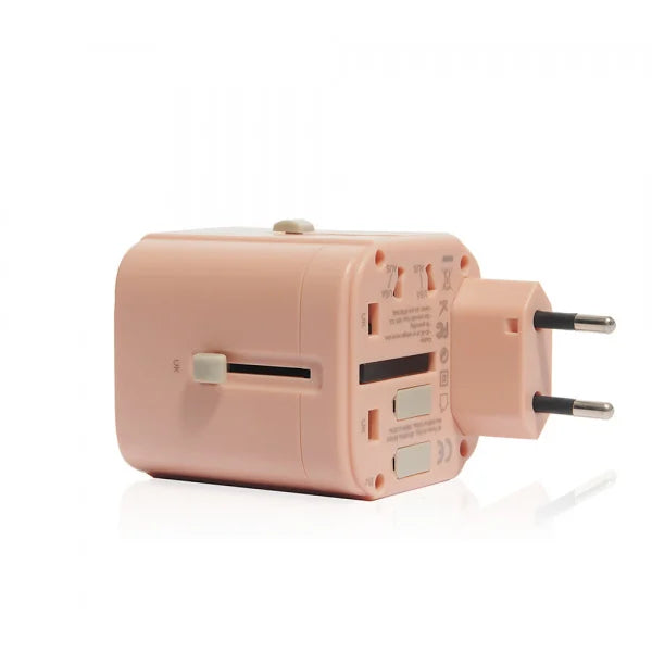 Monocozzi Bon Voyage Travel Adaptor - Coral