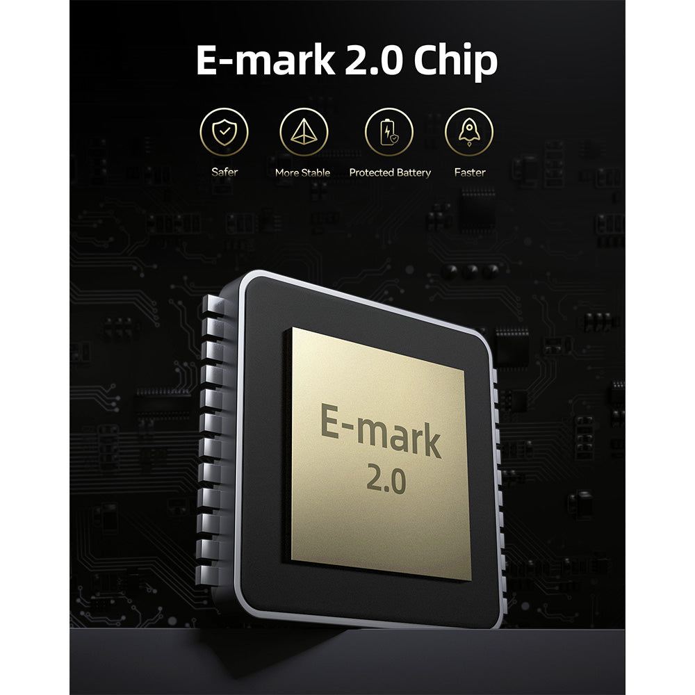 Voltme Powellink Utron Thunderbolt 3 USB-C To C 240W 2m - Blue Grey