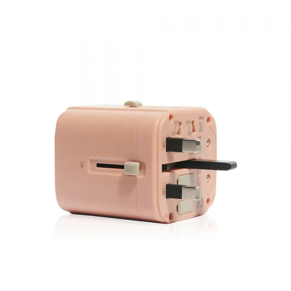 Monocozzi Bon Voyage Travel Adaptor - Coral