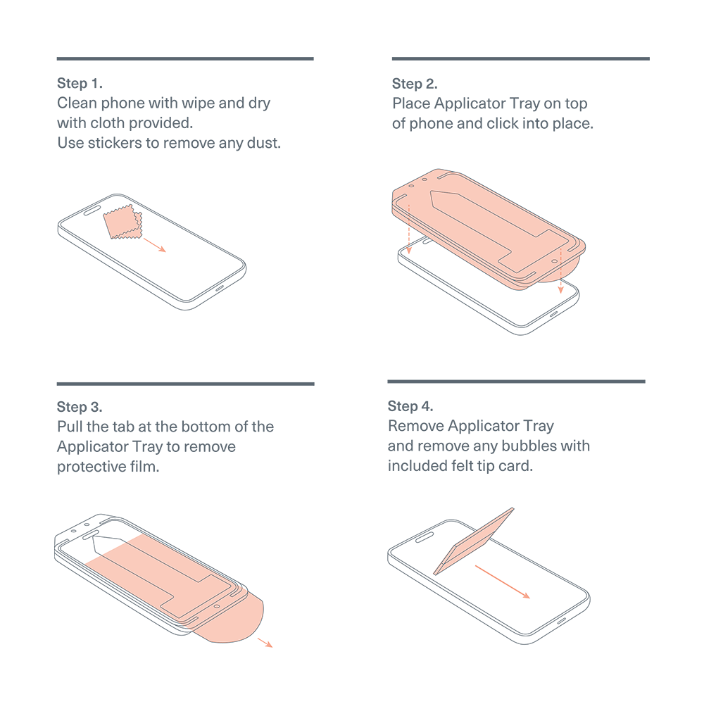 Cygnett CeramicShield Glass Screen Protector for iPhone 17