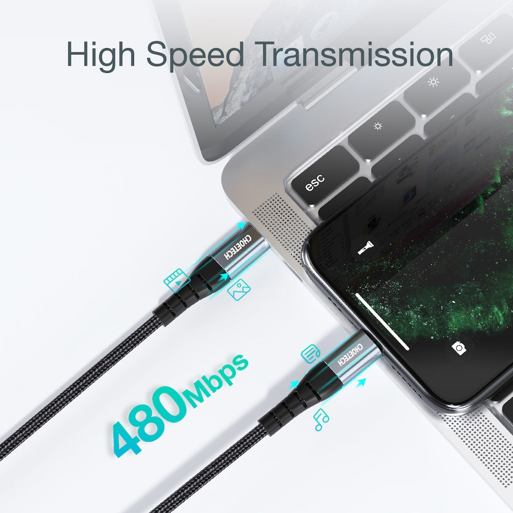 Choetech MFi USB-C to Lightning Cable