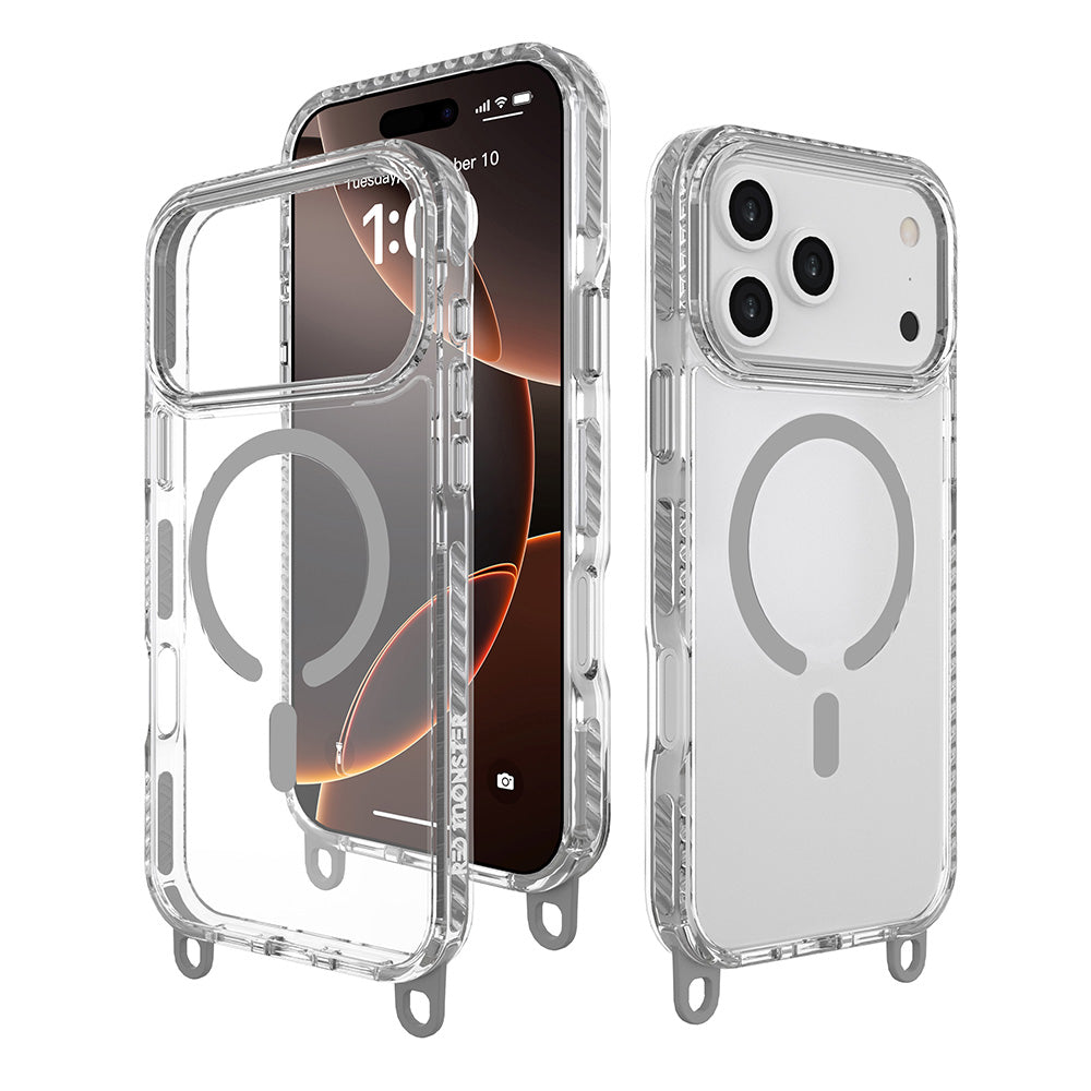 Red Monster Gassan M with Strap iPhone 17 Pro Max Grey