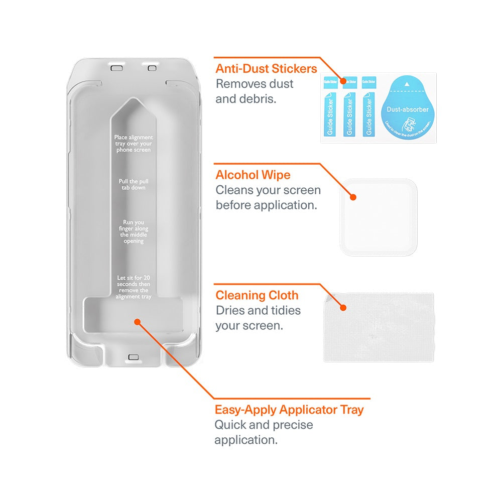 Cygnett CeramicShield Glass Screen Protector for iPhone 17 Pro Max