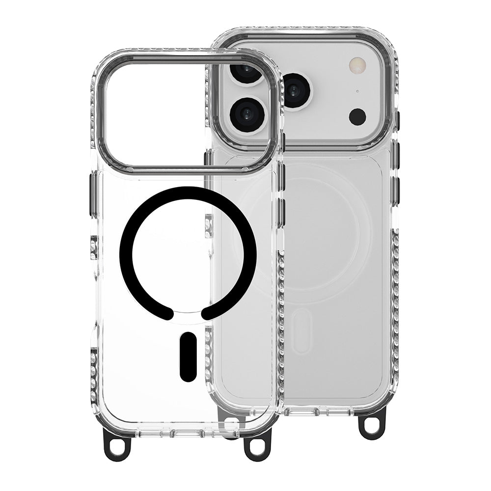 Red Monster Gassan M with Strap iPhone 17 Pro Black