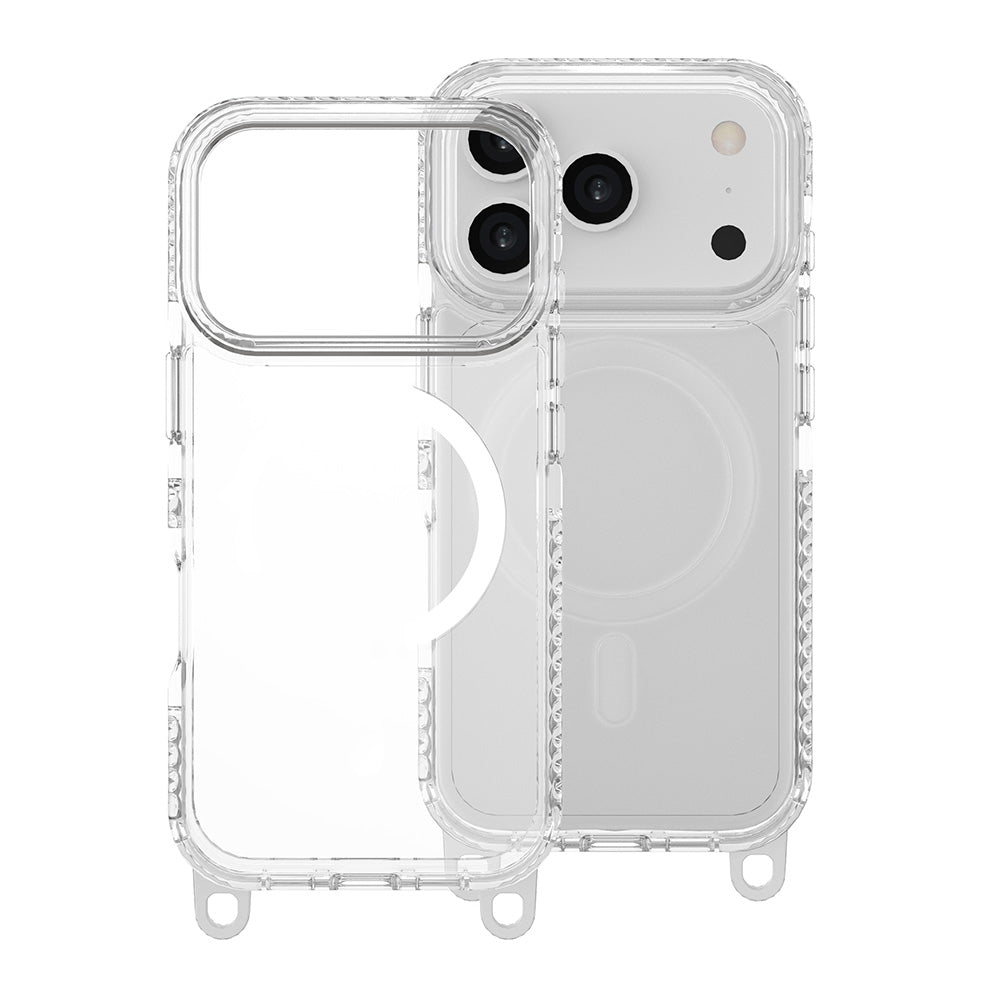 Red Monster Gassan M with Strap iPhone 17 Pro White