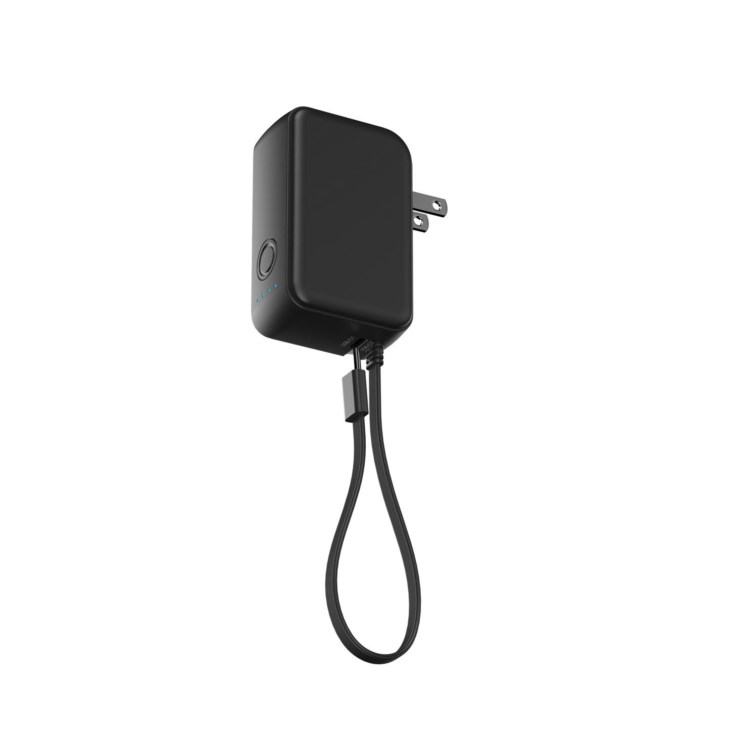 Birf Hybrid 5000mAh Power Bank 33W Travel Charger - Black