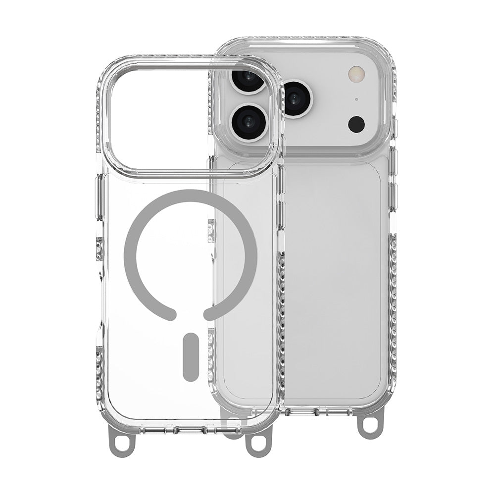 Red Monster Gassan M with Strap iPhone 17 Pro Grey