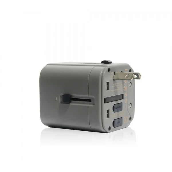 Monocozzi Bon Voyage Travel Adaptor - Charcoal