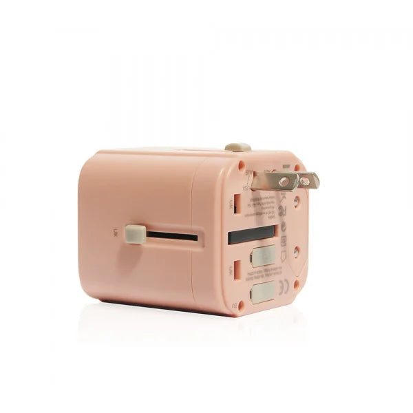 Monocozzi Bon Voyage Travel Adaptor - Coral