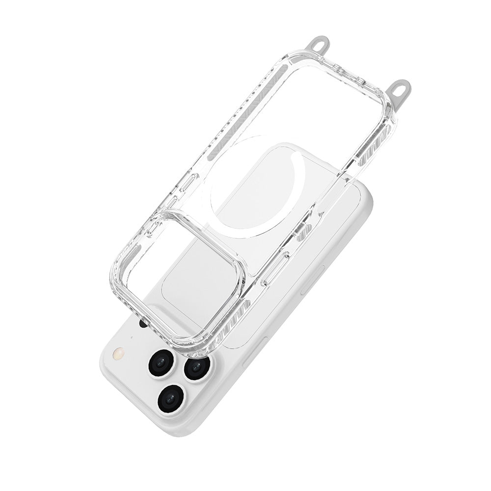 Red Monster Gassan M with Strap iPhone 17 Pro White