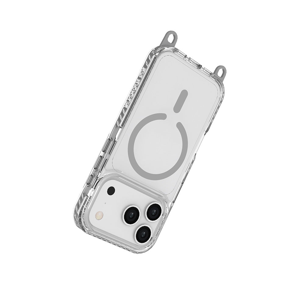 Red Monster Gassan M with Strap iPhone 17 Pro Grey