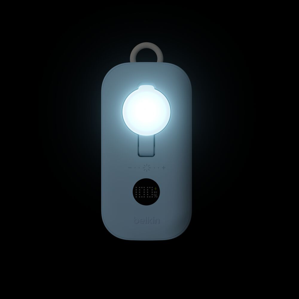 Belkin F1 BoostCharge Pro 10000mAh Magnetic Power Bank with Motion Sensing Light Light Blue