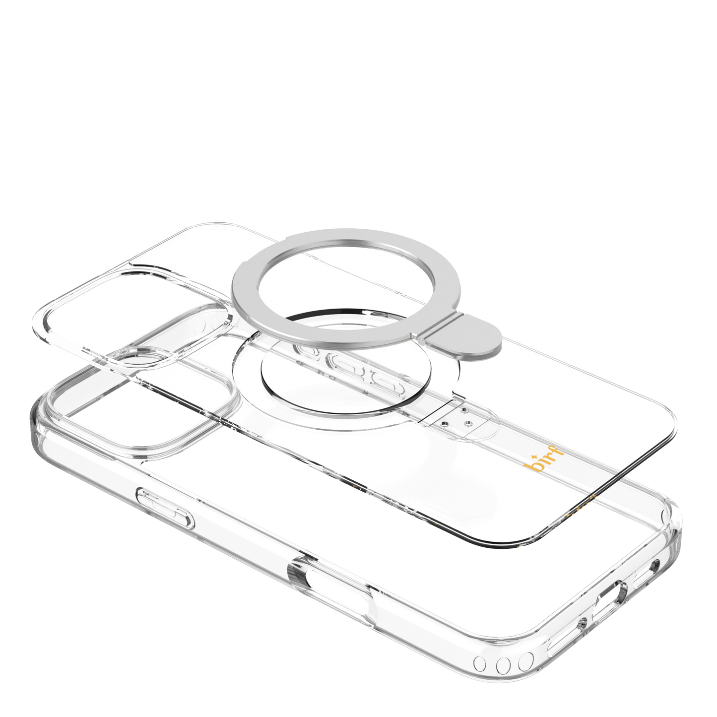 Birf iPhone 16 Pro Max Magsafe EcoGuard Self Standing Clear Case