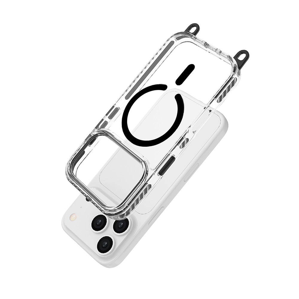 Red Monster Gassan M with Strap iPhone 17 Pro Black