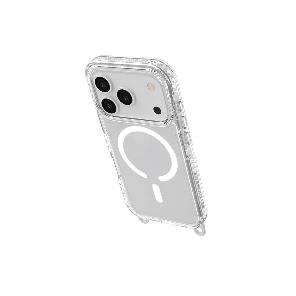 Red Monster Gassan M with Strap iPhone 17 Pro White