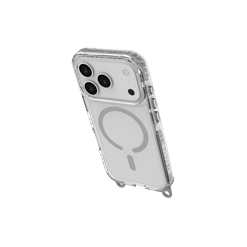 Red Monster Gassan M with Strap iPhone 17 Pro Grey