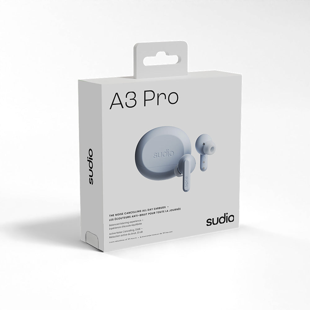 Sudio A3 Pro Wireless Earbuds - Blue