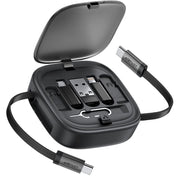 Acefast J3 Multifunctional Travel Set With Retractable Charging Data Cable - Black