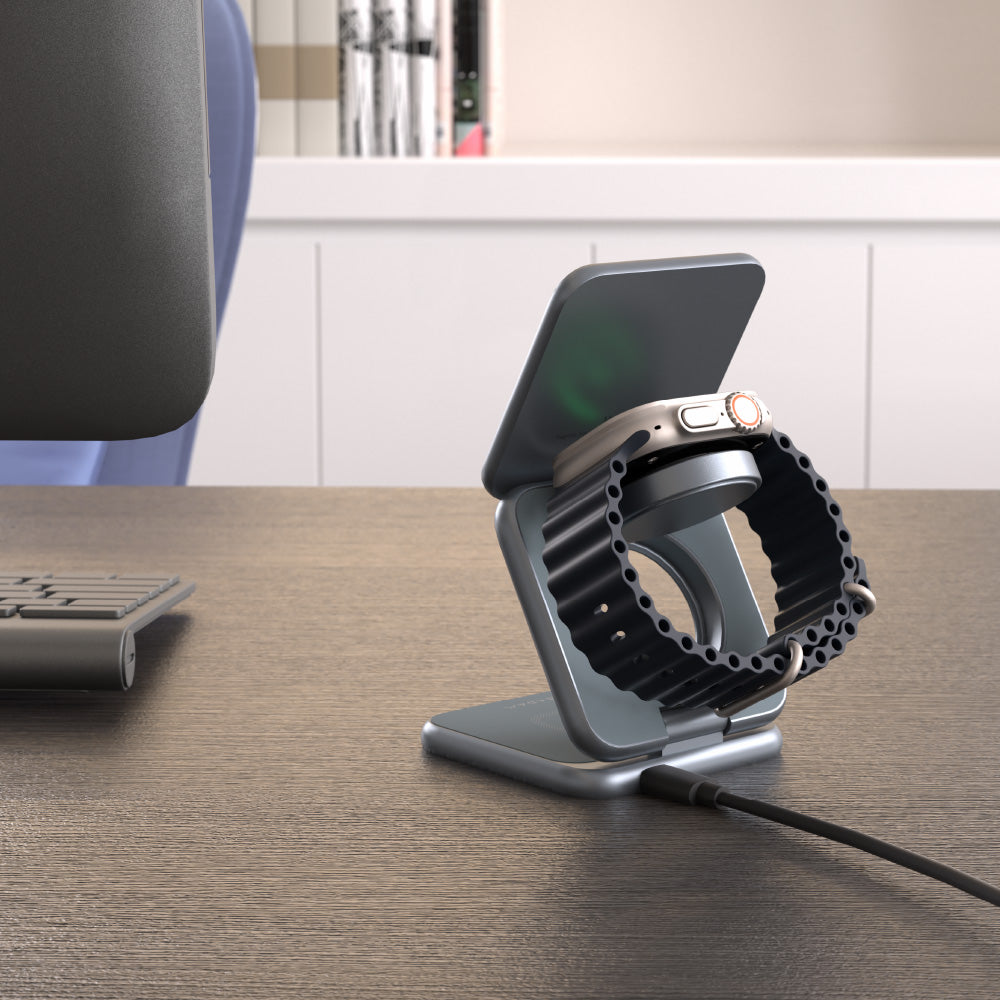 Adam Elements Mag 3 Magnetic 3-in-1 Foldable Travel Charging Station
