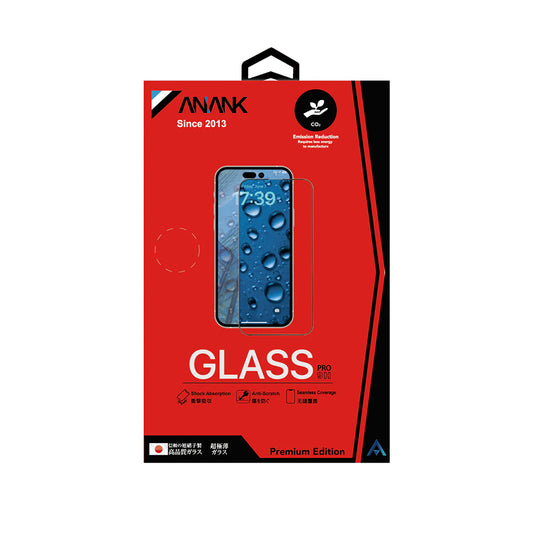 ANANK 2.5D Full Seamless Coverage Tempered Glass for iPhone 16 Pro Max