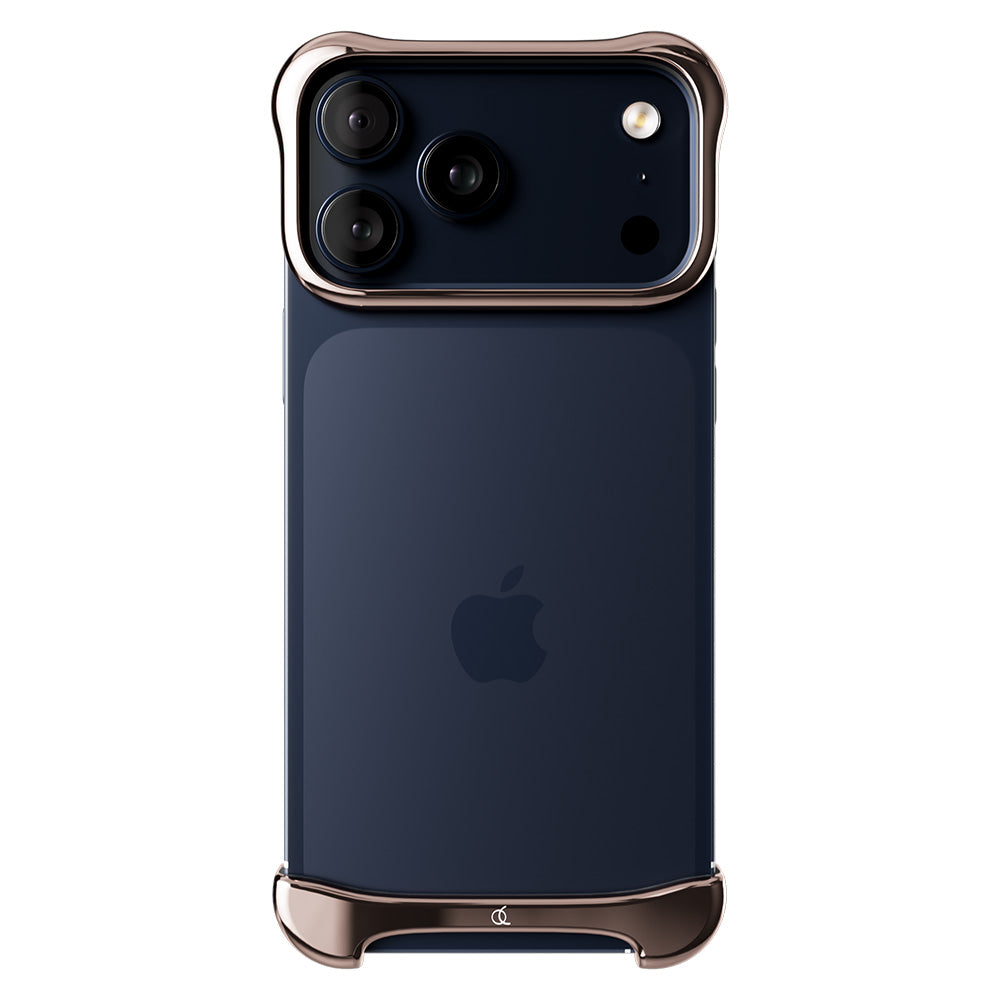 Arc Pulse Aluminum Polished Case iPhone 17 Pro Max - Rose Bronze