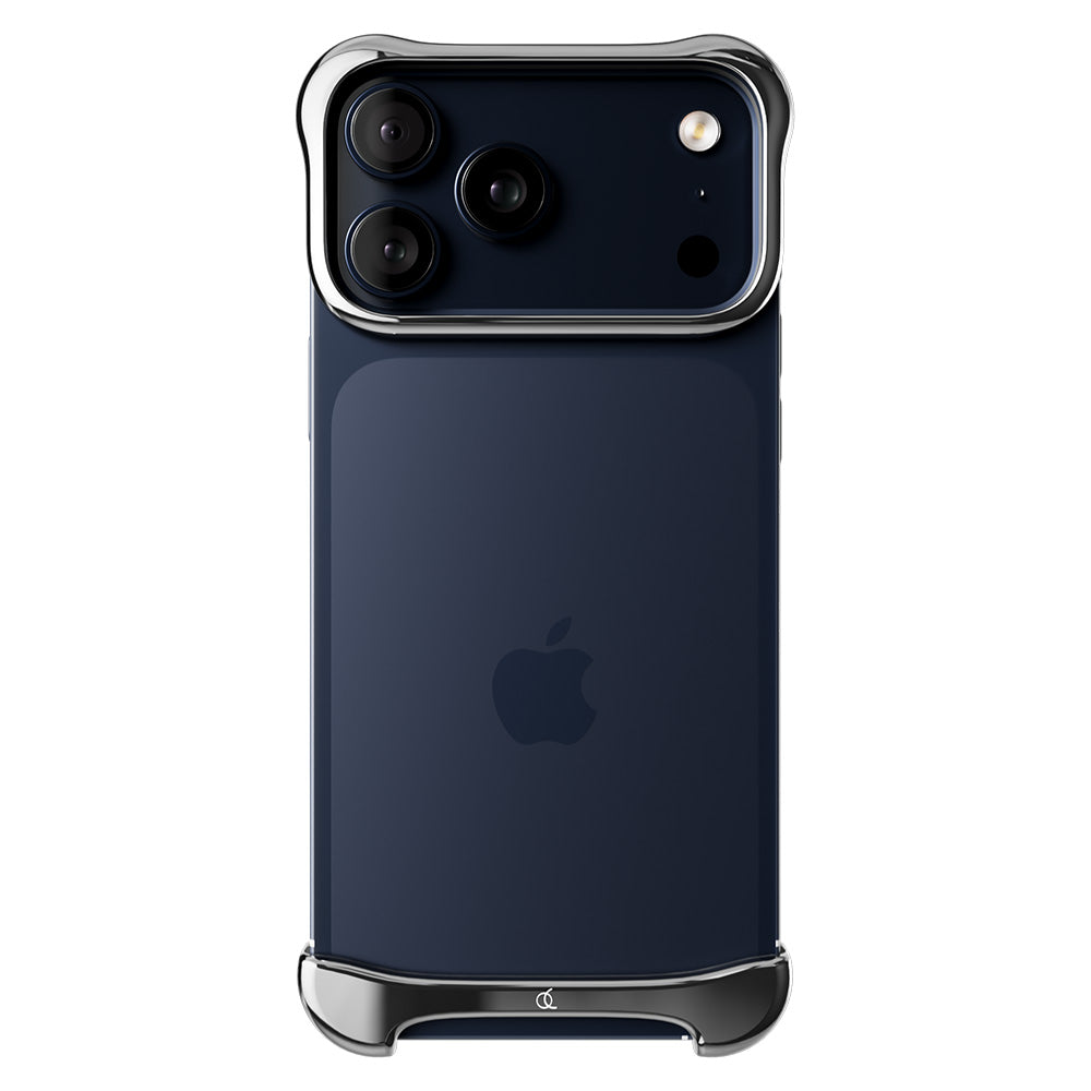 Arc Pulse Aluminum Polished Case iPhone 17 Pro - Silver