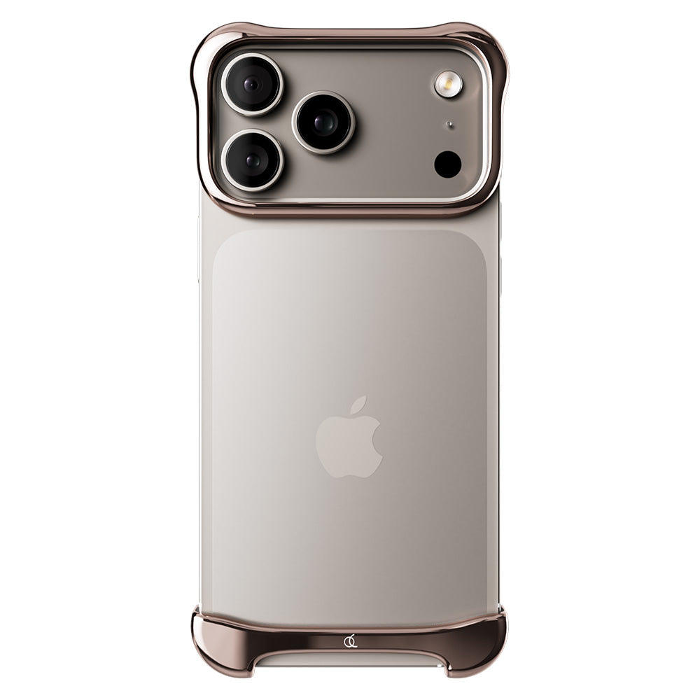 Arc Pulse Aluminum Polished Case iPhone 17 Pro Max - Rose Bronze