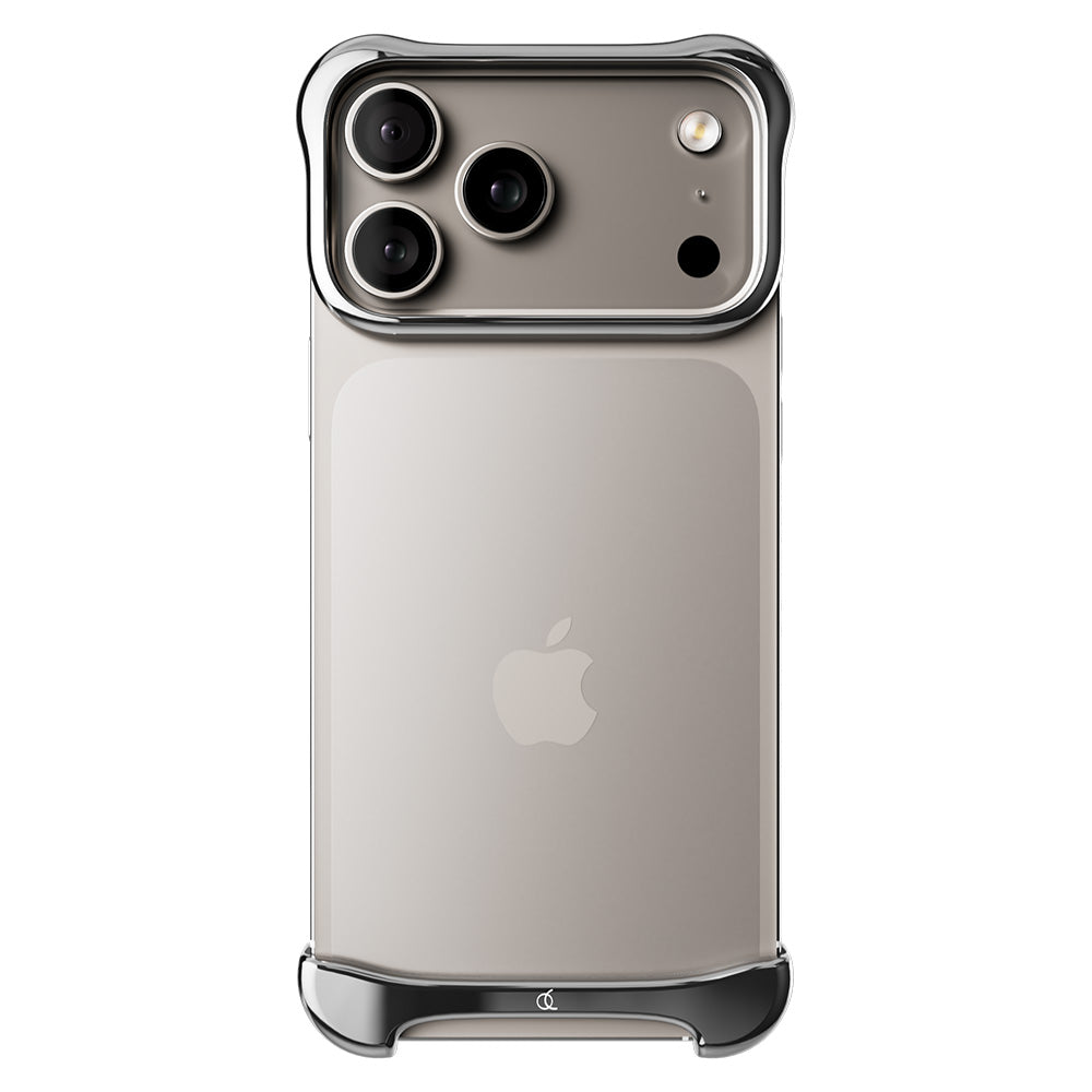 Arc Pulse Aluminum Polished Case iPhone 17 Pro - Silver