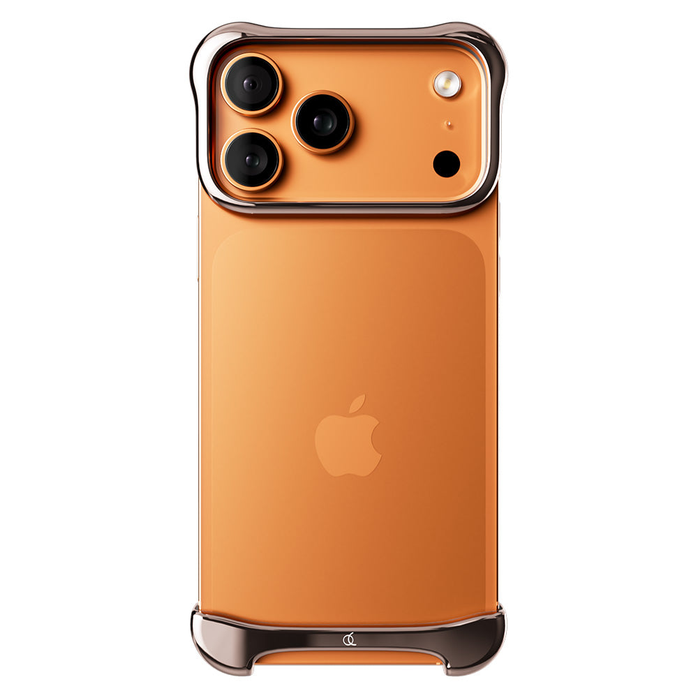 Arc Pulse Aluminum Polished Case iPhone 17 Pro Max - Rose Bronze