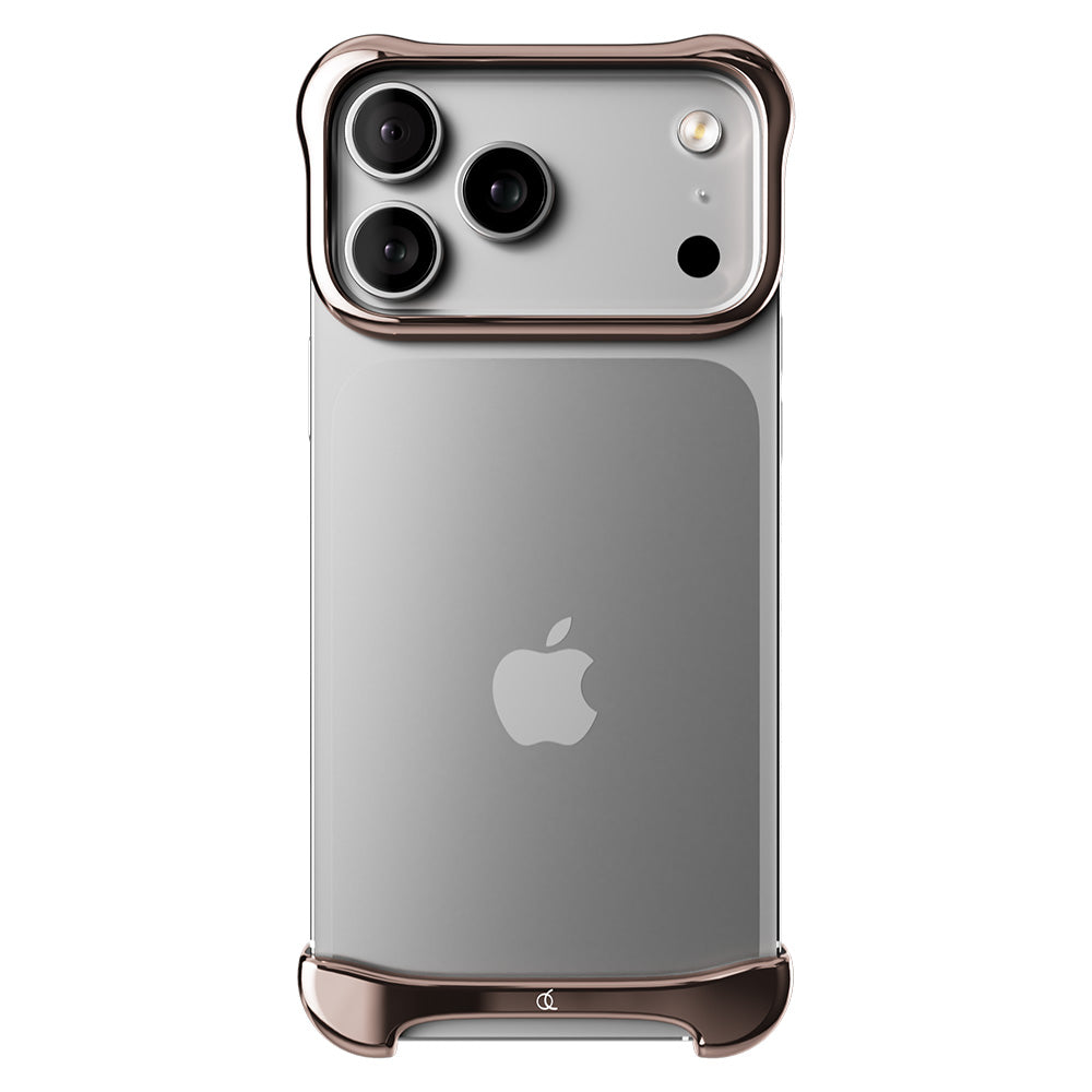 Arc Pulse Aluminum Polished Case iPhone 17 Pro Max - Rose Bronze