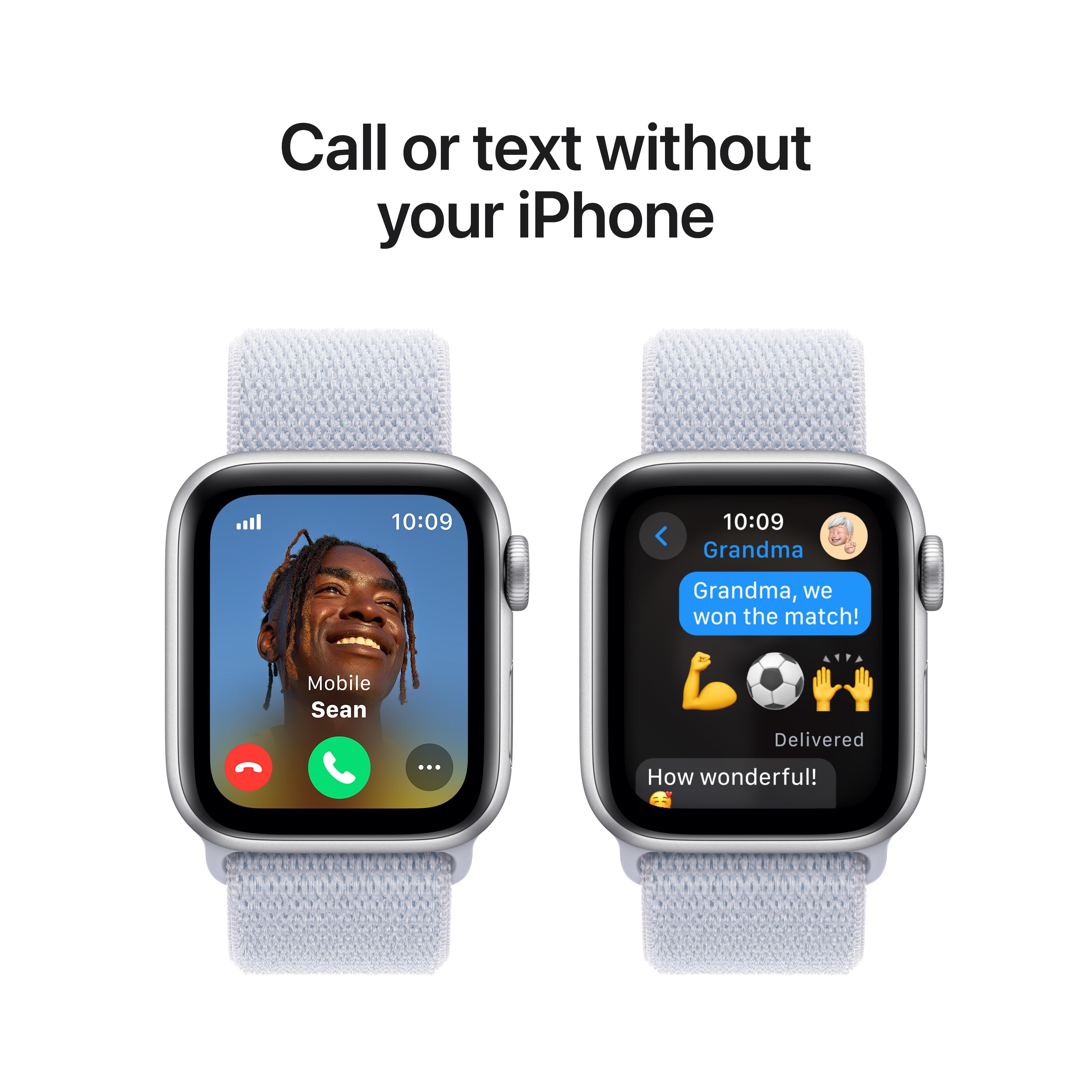 Apple Watch SE GPS Cellular 40mm Silver Aluminium Case with Blue Clo iStudio Singapore