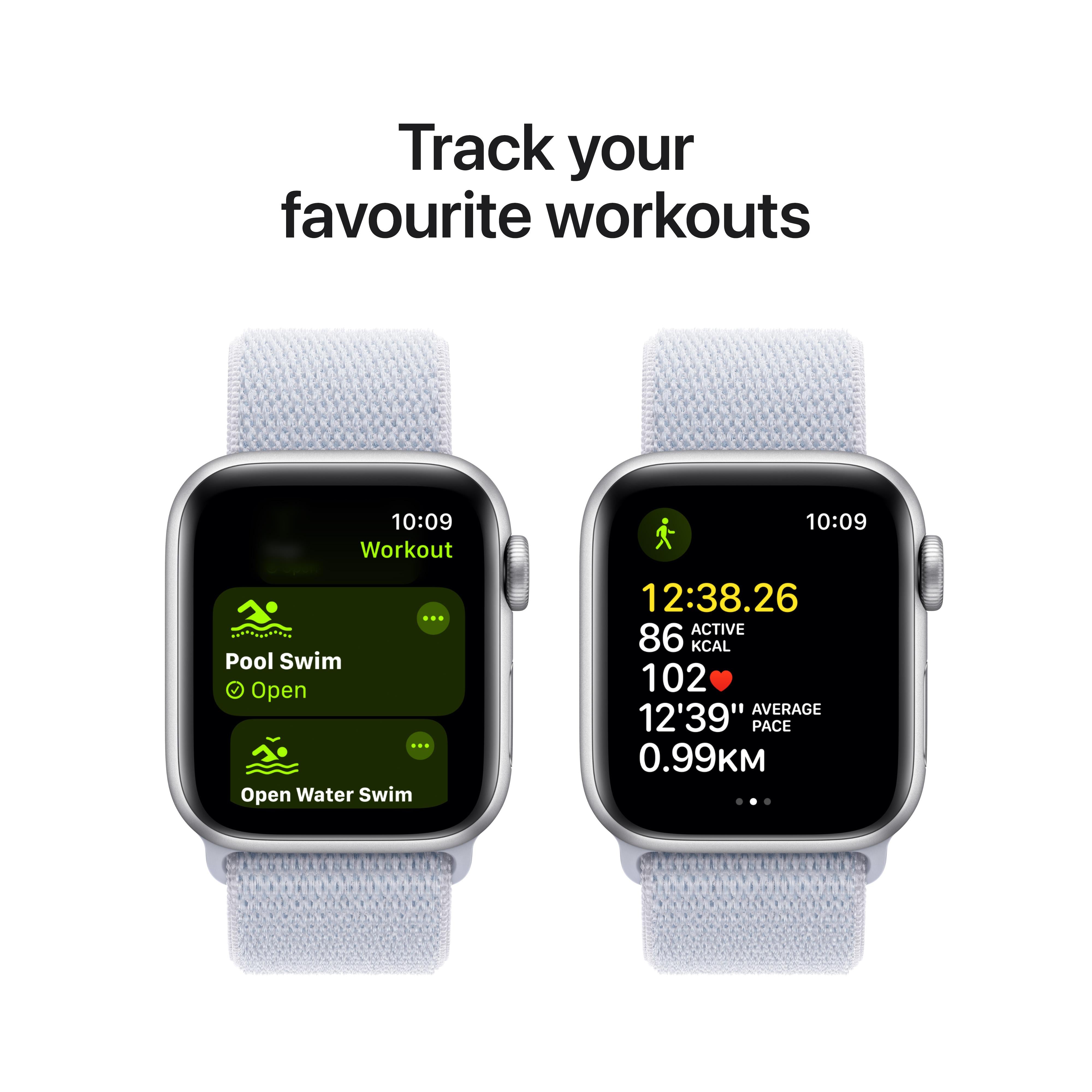 Apple Watch SE GPS Cellular 40mm Silver Aluminium Case with Blue Clo iStudio Singapore