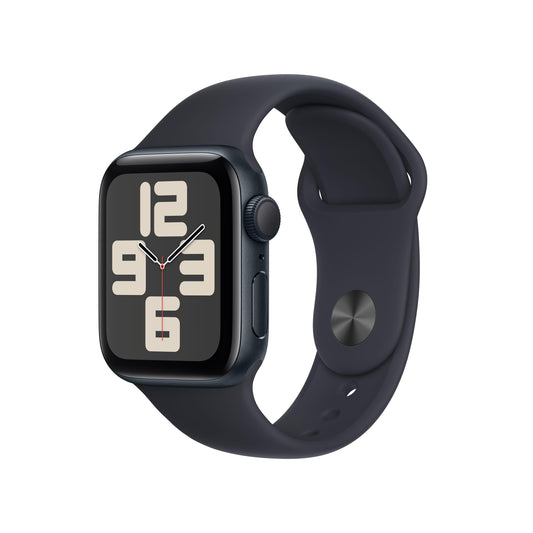 Apple Watch SE (2023) GPS 40mm Midnight Alum Case w/ Midnight Sport Band - M/L