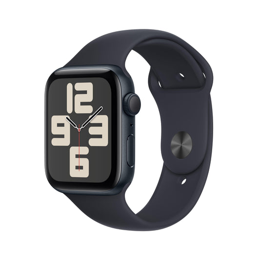 Apple Watch SE (2023) GPS 44mm Midnight Alum Case w/ Midnight Sport Band - S/M