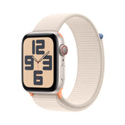 Apple Watch SE (2023) GPS + Cellular 44mm Starlight Alum Case w/ Starlight Sport Loop
