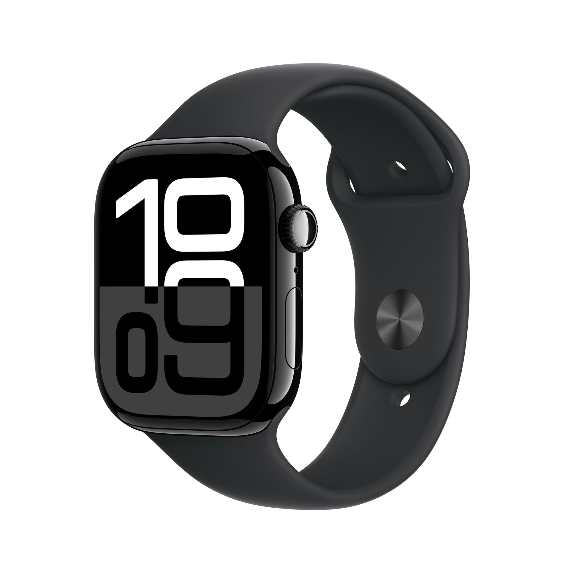 Stock Ticker Apple Watch Face For Stocks Apple Watch Series 10 GPS 46mm Jet  Black Aluminium Case with Black