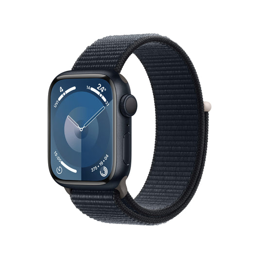 Apple Watch Series 9 GPS 41mm Midnight Alum Case w/ Midnight Sport Loop
