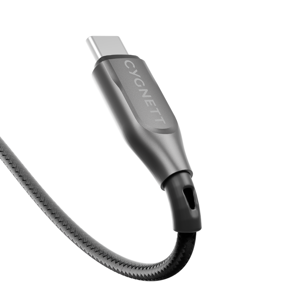 Cygnett Armoured USB-C To USB-C (USB 2.0) Cable - Black 50cm