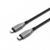 Cygnett Armoured Lightning To USB-C Cable - Black 1m
