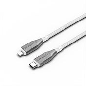 Cygnett Armoured Lightning To USB-C Cable - White 1m