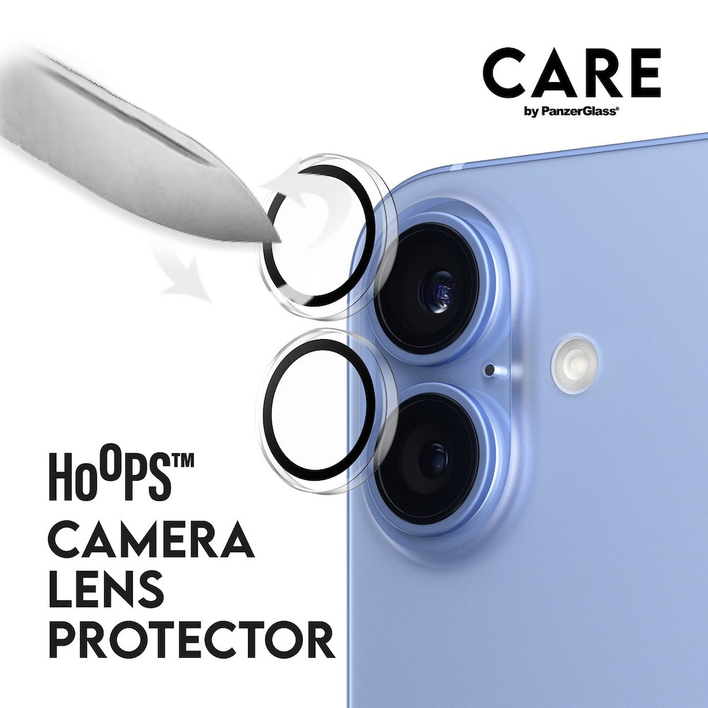 CARE by PanzerGlass® Flagship 3-in-1 Bundle for iPhone 16