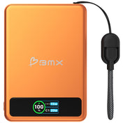 BMX 5000 mAh Magnetic Solid State Power Bank - Orange