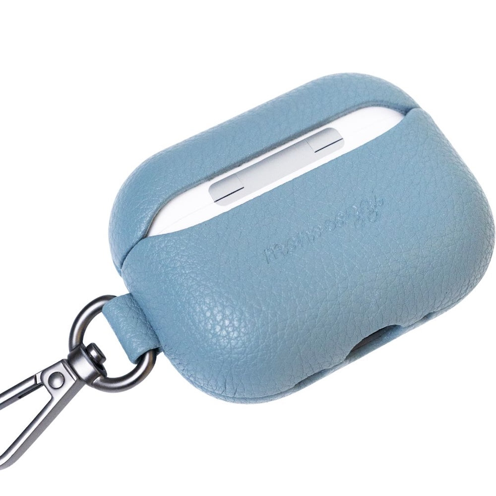 Monocozzi EXQUISITE Premium Pebble Leather Case AirPods Pro 3 Blue