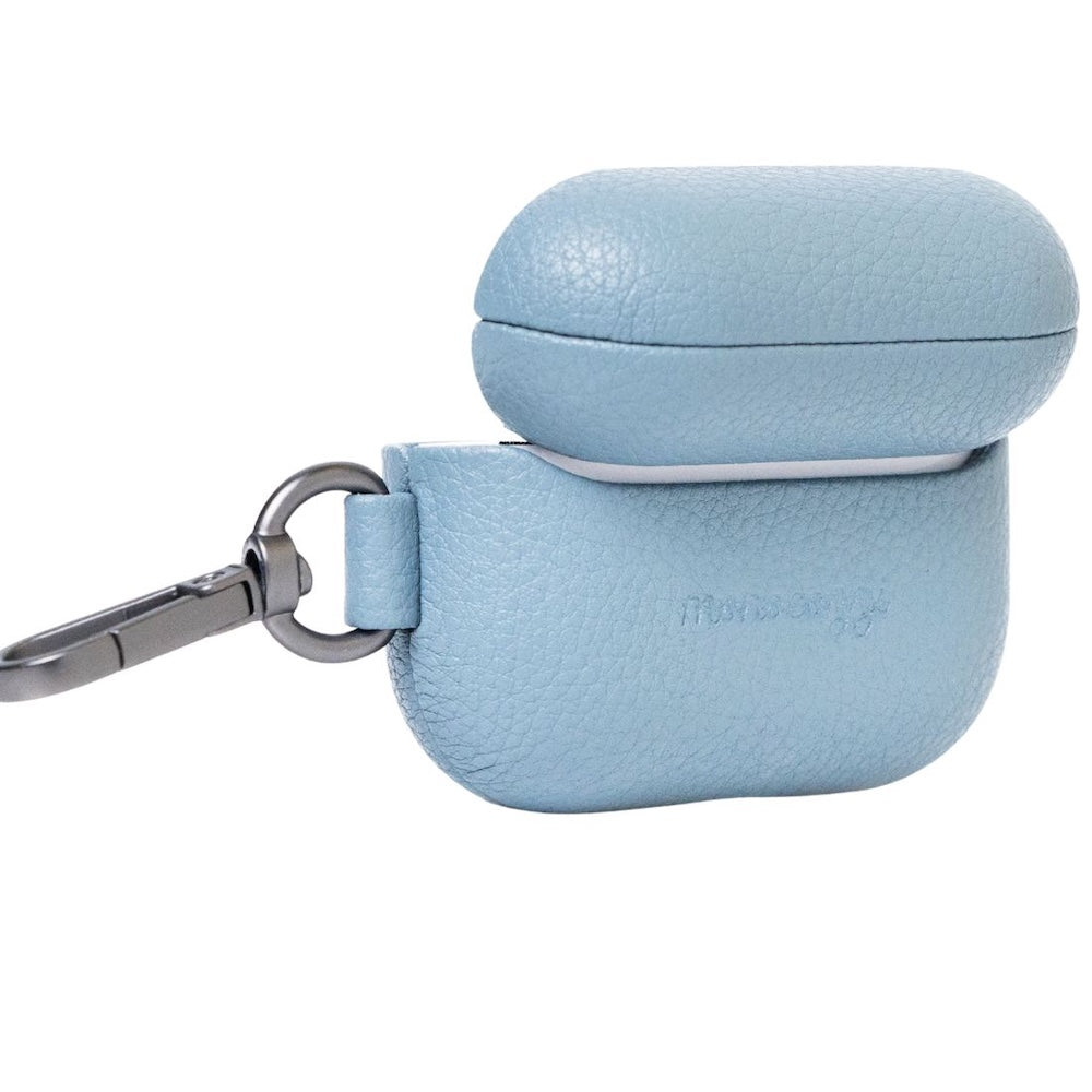 Monocozzi EXQUISITE Premium Pebble Leather Case AirPods Pro 3 Blue