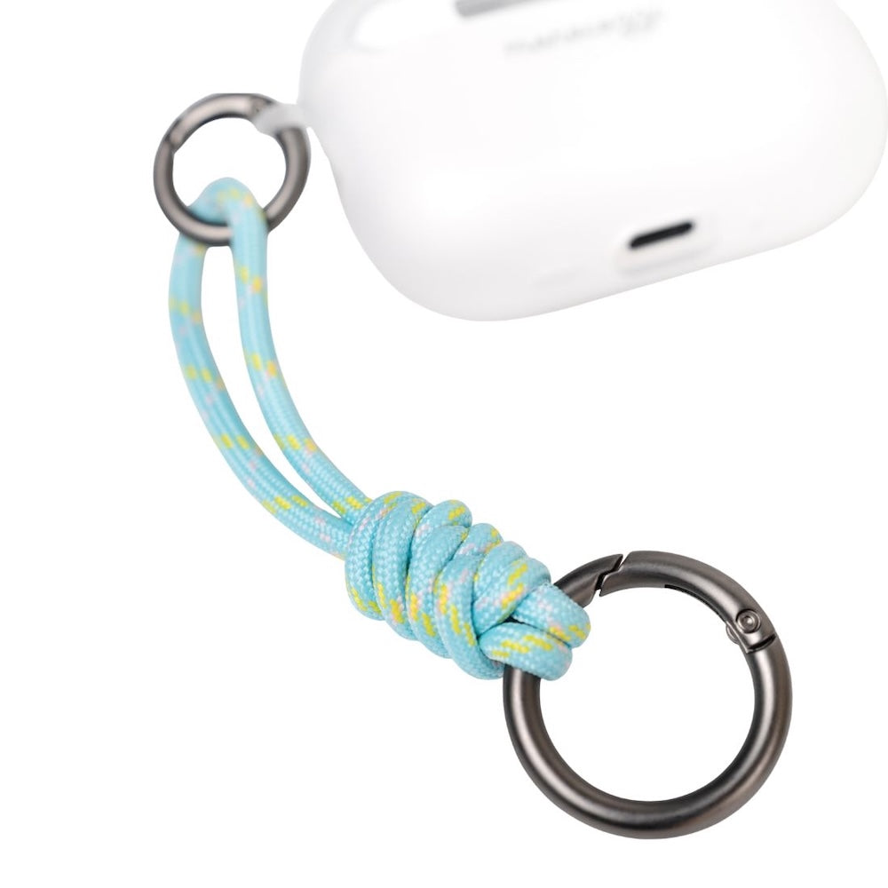 Monocozzi ESSENTIALS Dust Proof Translucent Soft Plastic Case AirPods Pro 3 with Blue Strap