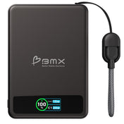 BMX 5000 mAh Magnetic Solid State Power Bank Black